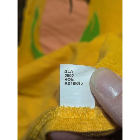 Youth XL Yellow Pluto Dog Shirt DISNEY “What up dog” Pluto Mickey Mouse - Picture 4 of 10